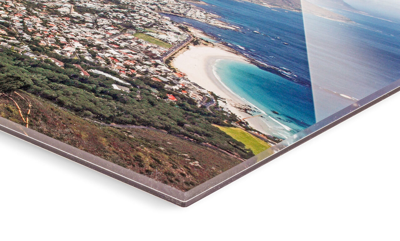 Détail d'une image CEWE d'un paysage côtier à l'angle