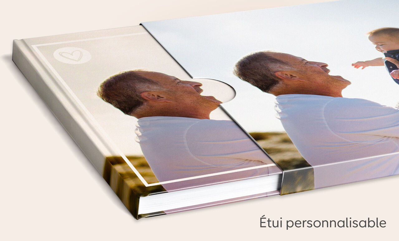 Etui personnalisable pour livre photo