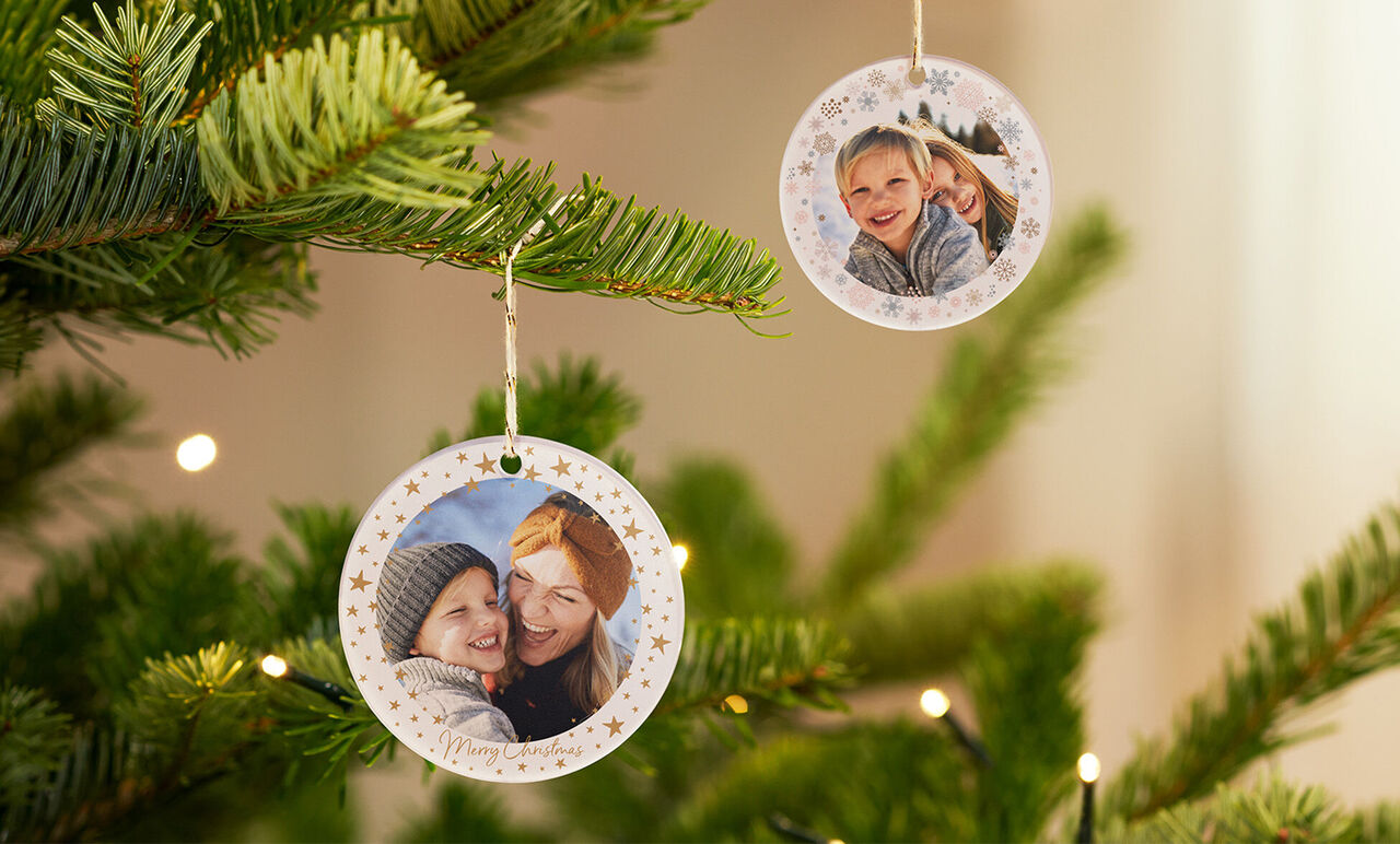 Ornements sapin de Noël personnalisés